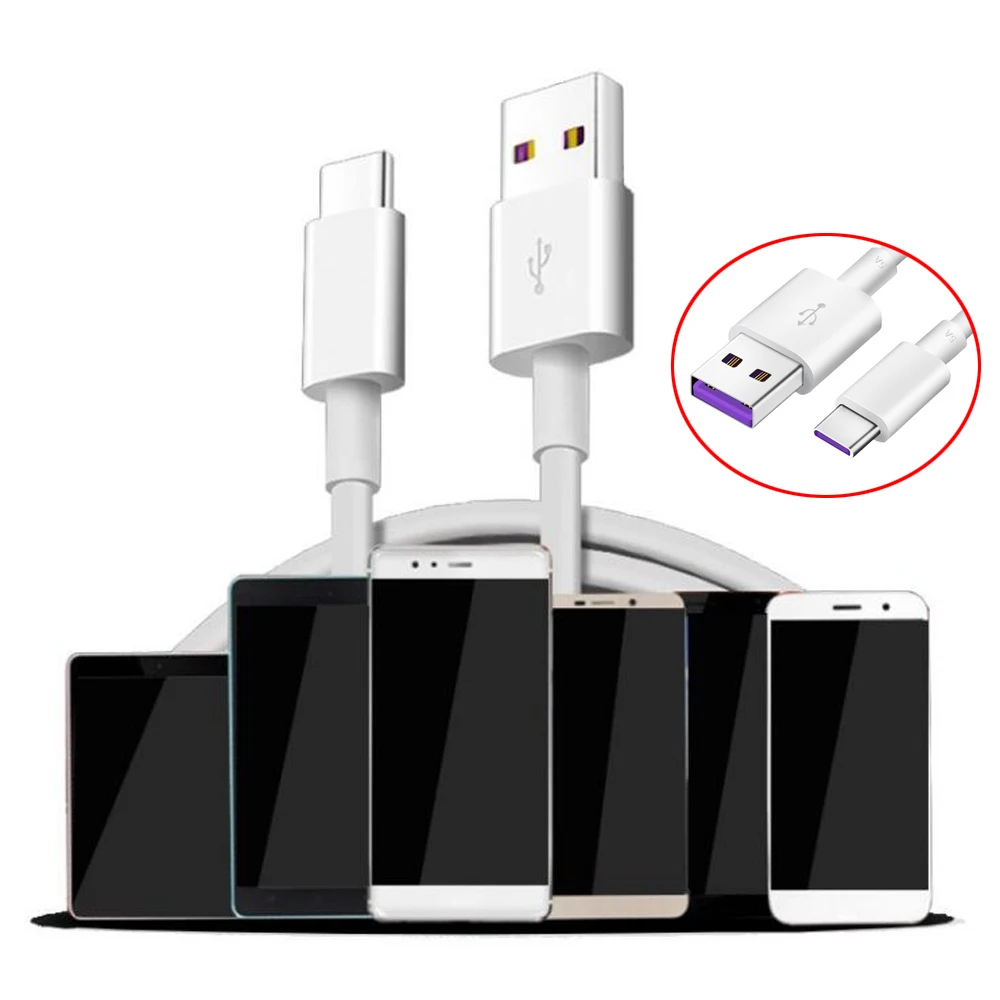 Кабель для быстрой зарядки 1 0 м 5 2 3 В А USB Type C кабель синхронизации данных и Huawei P10