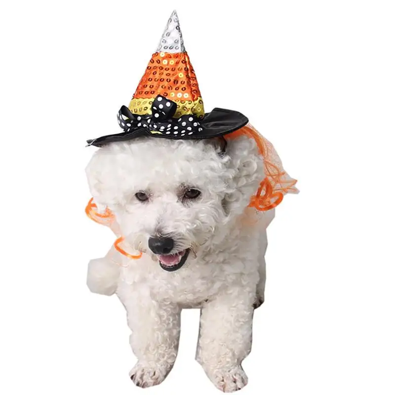 

New Arrival 2019 Halloween Pet Hat Funny Cute Pet Costume Hat Cat Dog Party Hats Witch Hat for Dogs Cats Pet Accessories