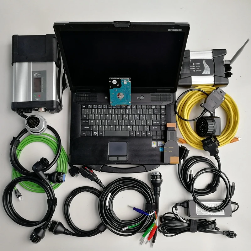 MB Star C5 и Wi Fi Icom рядом с V06.2021 программного обеспечения 2in1 б/у ноутбук CF 52 4G 1 ТБ новый