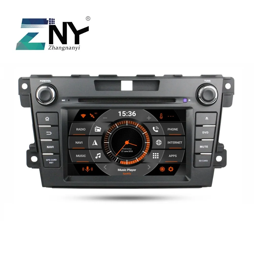 7 &quotips 2 два Din Android 9 0 автомобильный DVD стерео для Mazda CX-7 CX7 Авто Радио FM BT WiFi gps