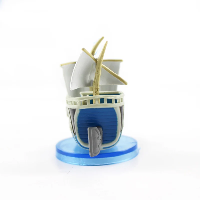 6 см аниме одна штука мини синяя лодка морской корабль ПВХ фигурка мультфильм