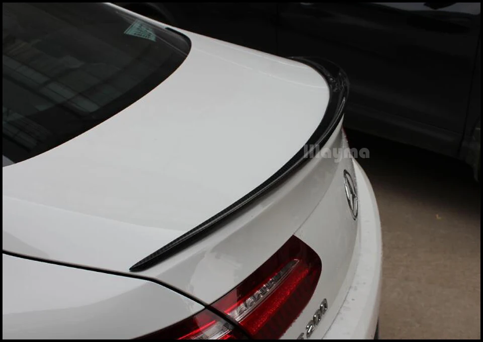 AMG стиль углеродного волокна спойлер заднего крыла для Benz E class coupe E200 E300 E400 2 двери- год W238 E63 Sport задний спойлер