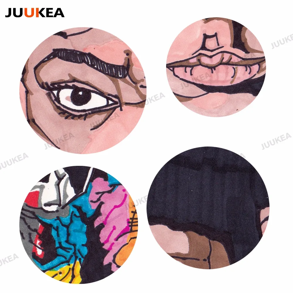 Американский Hipster граффити художник Плакаты иллюстрации Портрет Печать холст