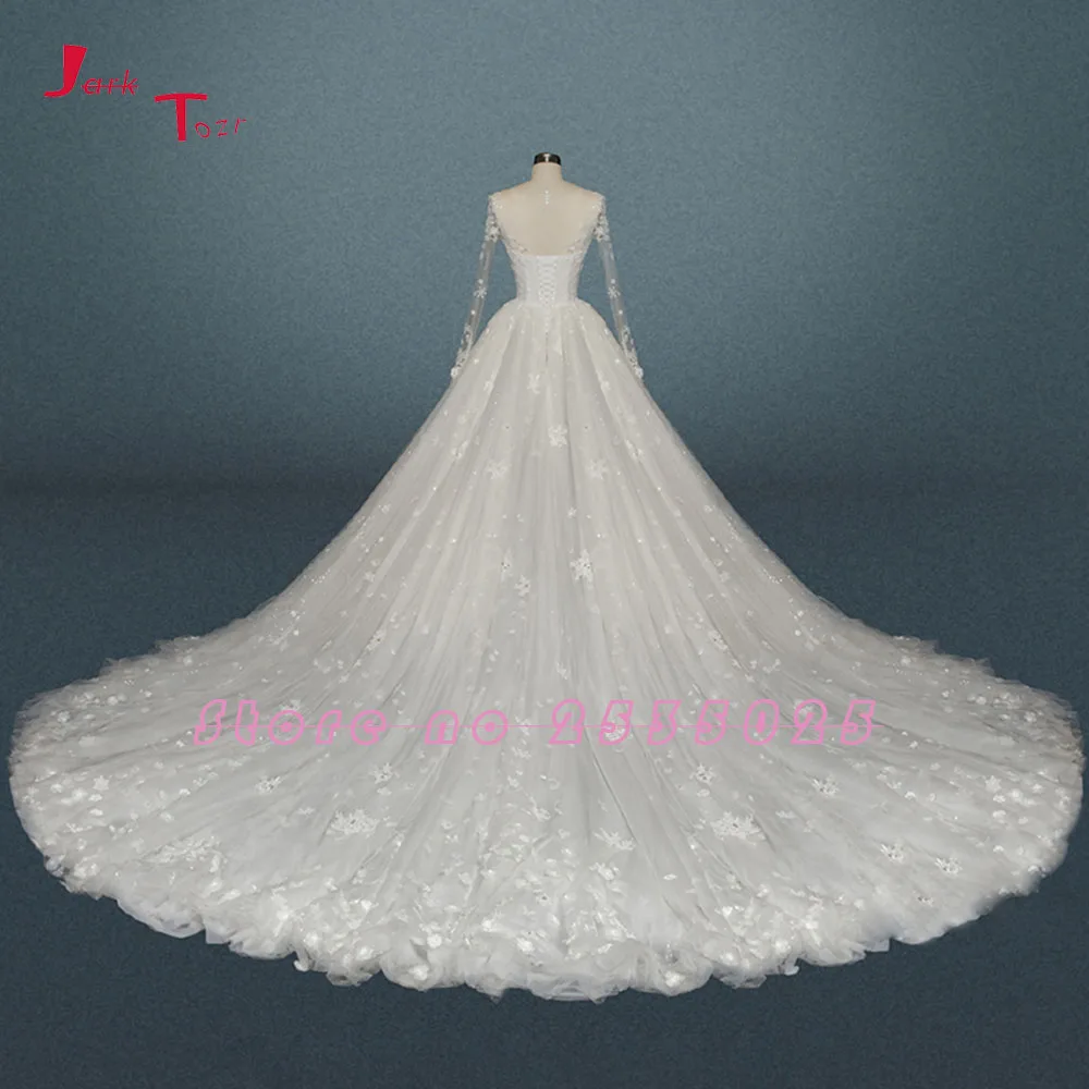 Турецкие свадебные платья с длинным рукавом и открытой спиной роскошный халат