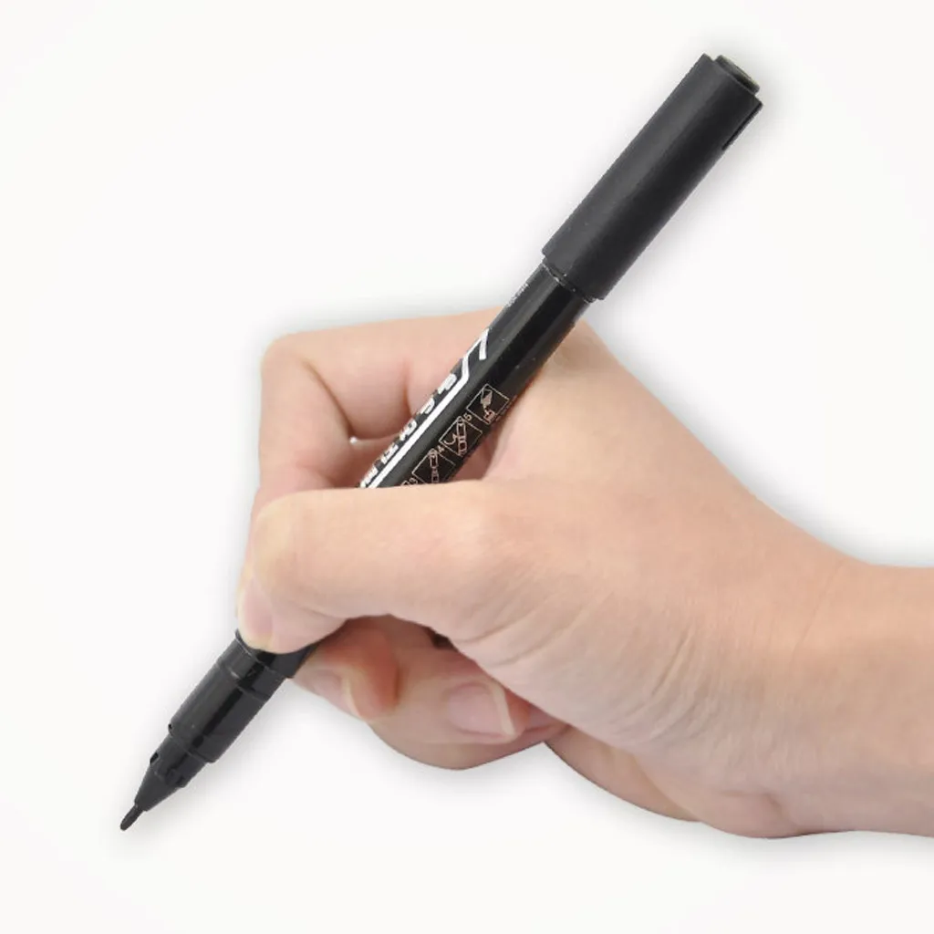 2020 модный маркер с двойной головкой разметочная ручка тонкая точка круглый