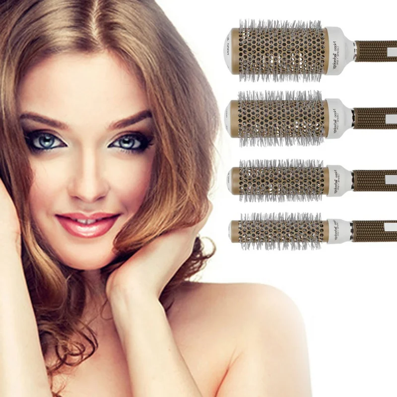 Профессиональная парикмахерская щетка для волос высокотемпературная