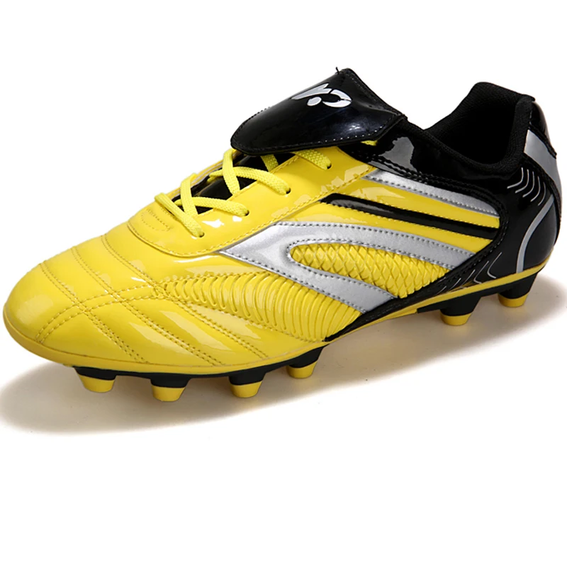 

Men Soccer Shoes Long Spikes Turf Cleats Leather Outdoor Male Trainers Shoes Sneakers Zapatos Men Sport Shoes Footwear Foot Ball