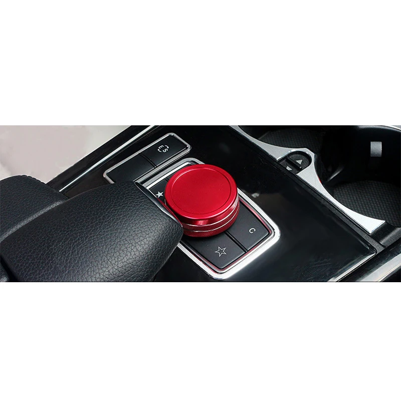 Красный подходит для Mercedes-Benz E Class W212 14-15 и C 12-14 GLK X204 13-15 мультимедийная кнопка