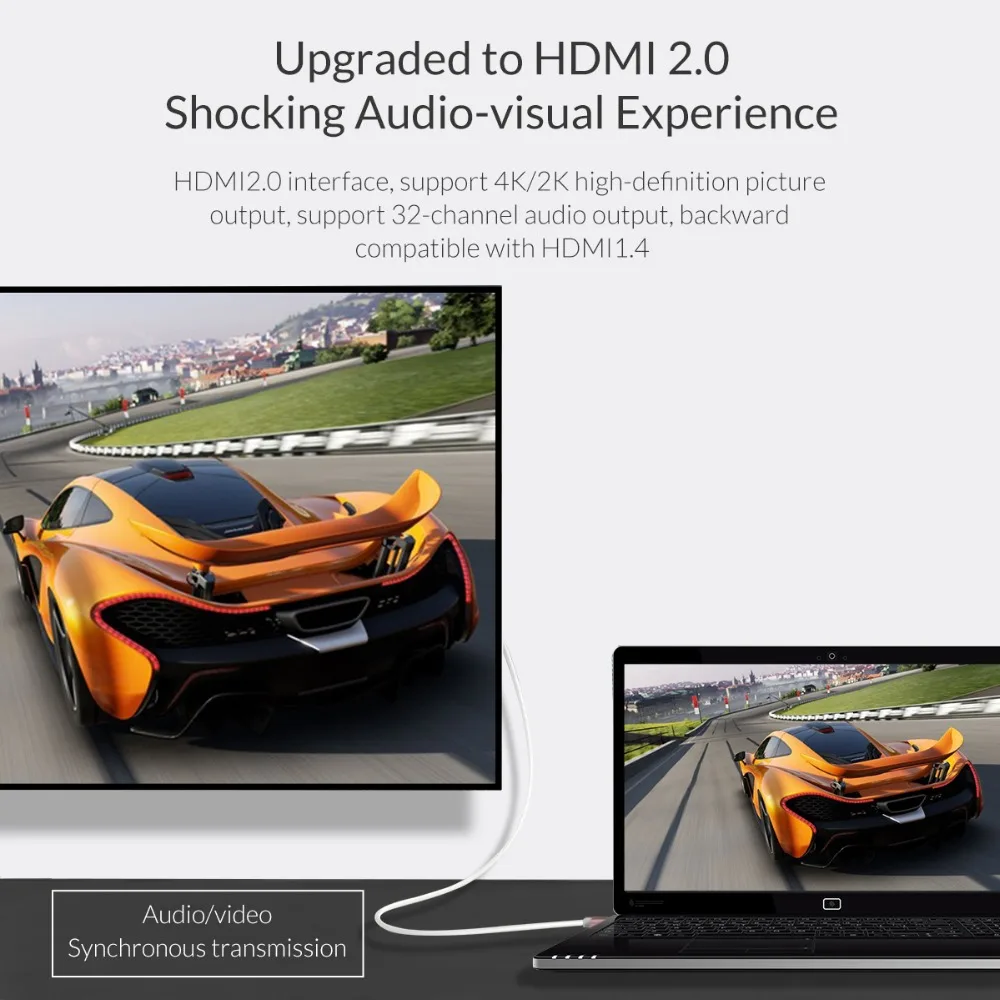 ORICO 2 0 кабель позолоченный видео для разветвителя переключатель ТВ LCD ноутбук PS3