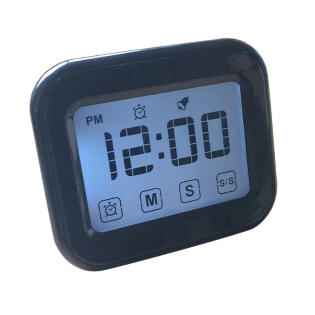 Minutes/Sec/Hour Kitchen Timer Cooking Analog Count Alarm Clock Battery Power LCD Touch Screen | Дом и сад