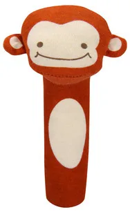 monkey Симпатичные Красочные Животные Детские Погремушки Мягкие плюшевые Игрушечные лошадки детские развивающие руки погремушки колокол bb эхолот мультфильм Куклы - Цвет: monkey