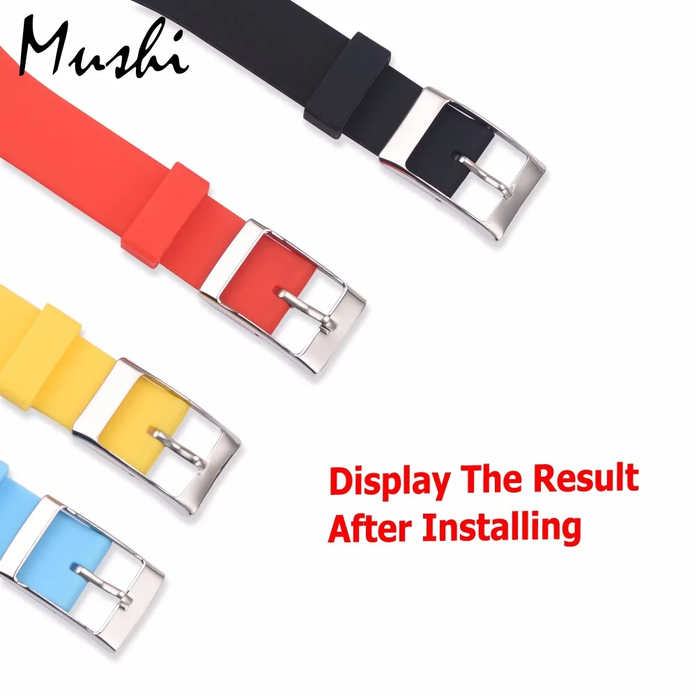 3 шт. силиконовые ремешки для часов 16/20 мм|watch accessories|watch band stainlesswatch stainless steel |