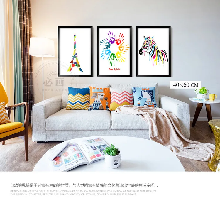 modern contracted sitting room Adornment picture household hotel Hang a bedroom head of bed style | Дом и сад