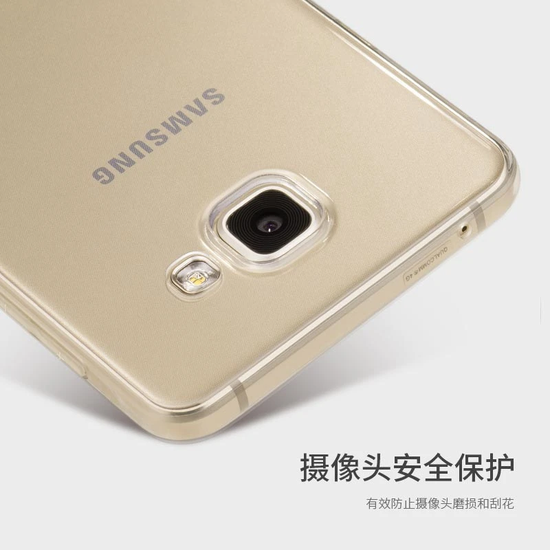 Ультратонкий Мягкий ТПУ прозрачный чехол для Samsung Galaxy A3 A5 A7 A8 A9 2016 A310F A510F A710F Note 2 3 4 5