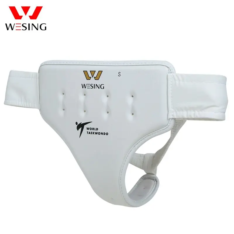 Фото Wesing Защита паха для тхэквондо Approved WTF men women white crotch protector №2