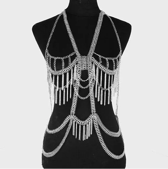 New deisgn Silver Gold body chains Dance Wings Dress Costumes Stage Performance Women Clothes Party Supplies | Дом и сад