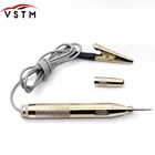 Автомобильный Стайлинг, постоянный ток 6 в, 12 В, 24 В, световая система, тестовый зонд, лампа непрерывности, автомобильный электронный тестер цепи напряжения, диагностический кабель