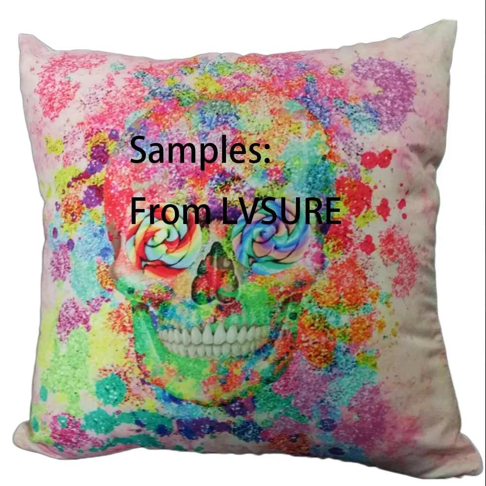 Крутой День мертвых сахарный череп с розами декоративный чехол для подушки