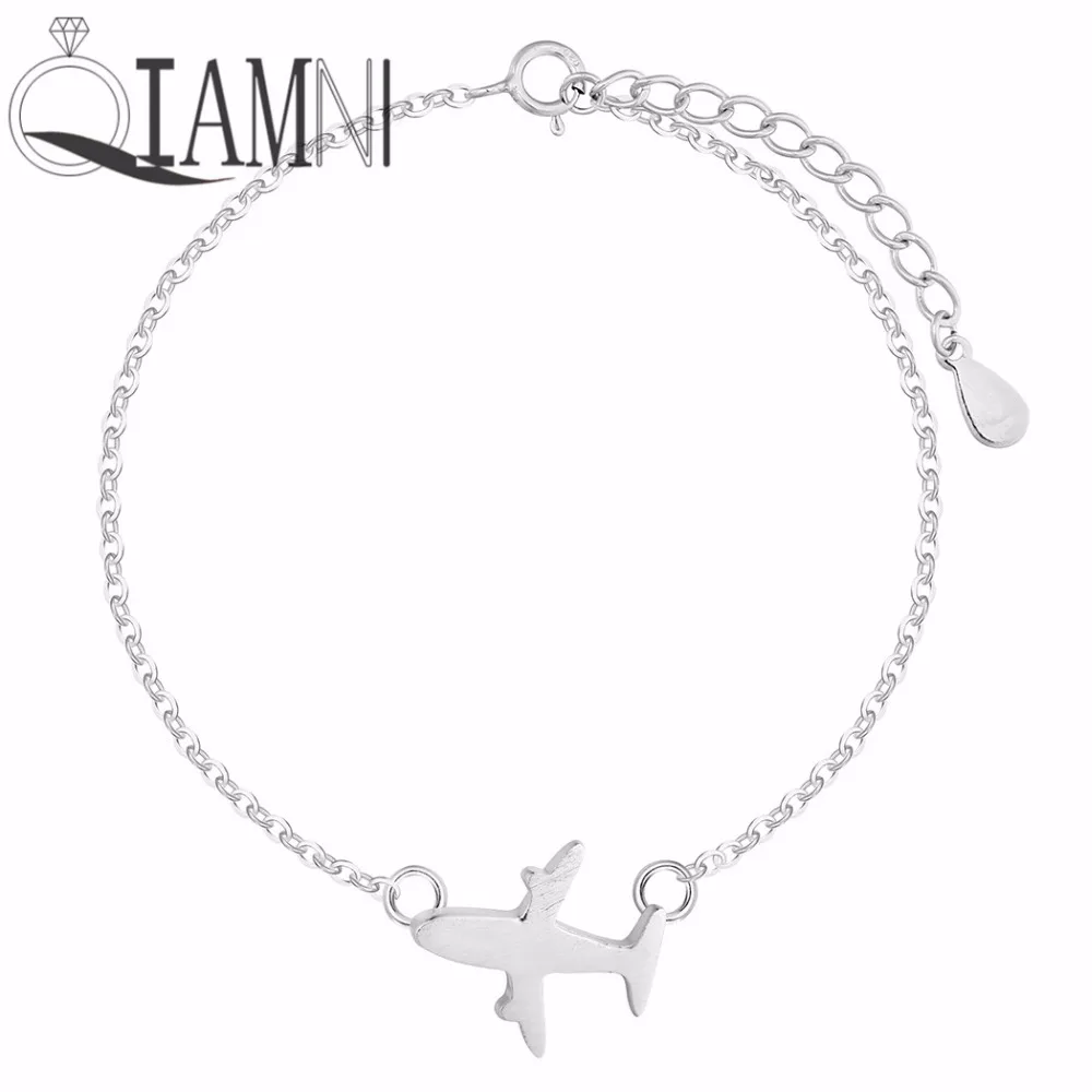 Модный браслет-цепочка QIAMNI с самолетом для влюбленных рождественский подарок