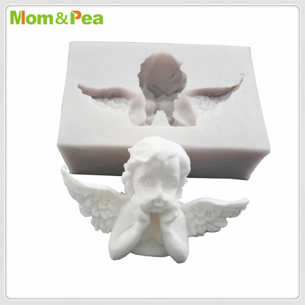 Mom & Pea MPA1997 силиконовая форма с изображением ангела украшение для торта помадный