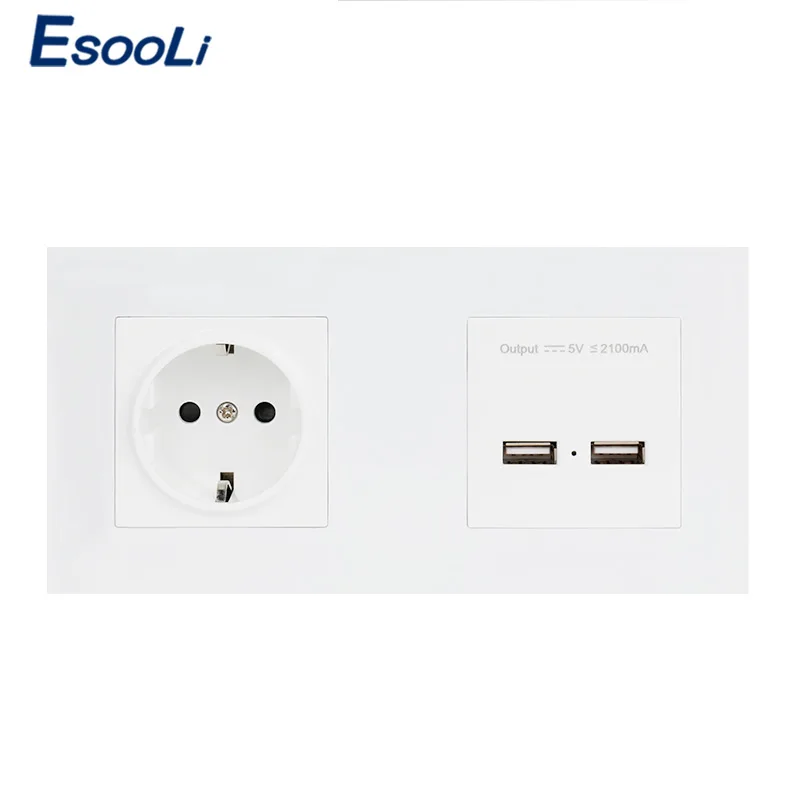 Esooli настенная панель из поликарбоната стандарт ЕС розетка 16А электрическая