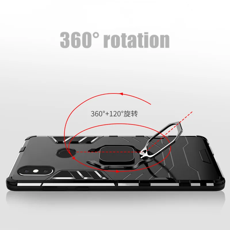 Для Xiaomi Redmi Note 5 Чехол Жесткий ПК + ТПУ защитный чехол противоударный для 4/4x6 7 6 Pro |