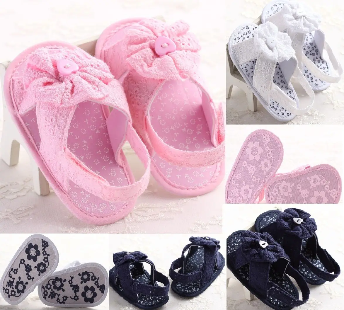 Новинка сандалии для маленьких девочек обувь с цветочным узором мягкая