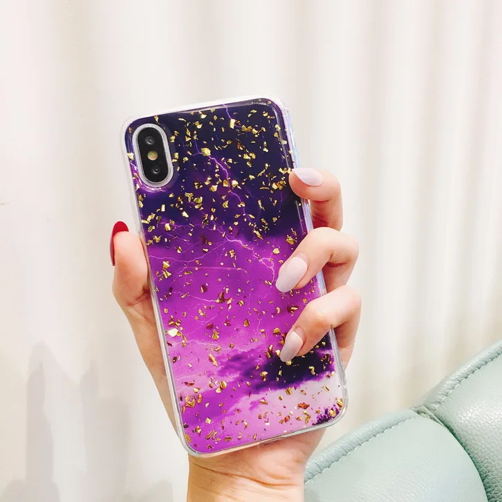 Роскошный брендовый мраморный чехол для Iphone XS Max X XR 7 8 Plus 6 блестящий Блестящий