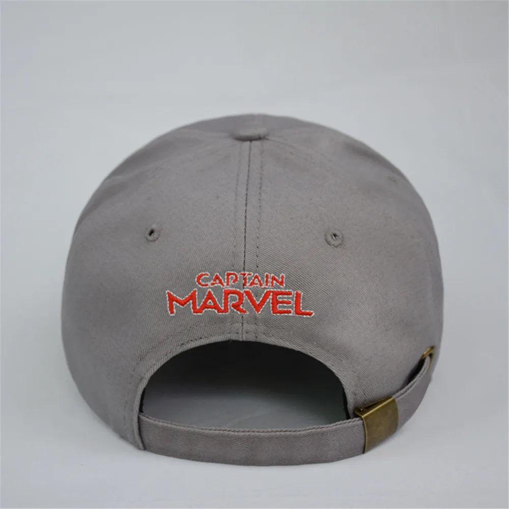 Бейсболки для косплея капитана Marvel Carol Danvers регулируемые кепки в стиле хип-хоп с