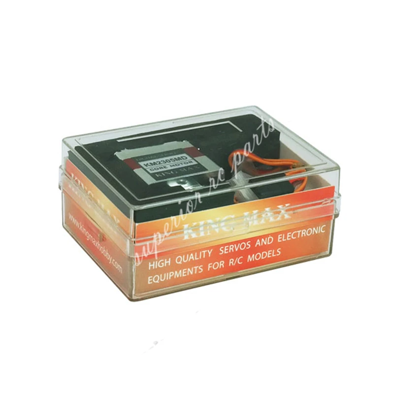 KINGMAX 23g 5.5kg.cm KM2305MD CNC алюминиевые корпуса и структура металлические шестерни мини сервопривод крыла двойной шарикоподшипники