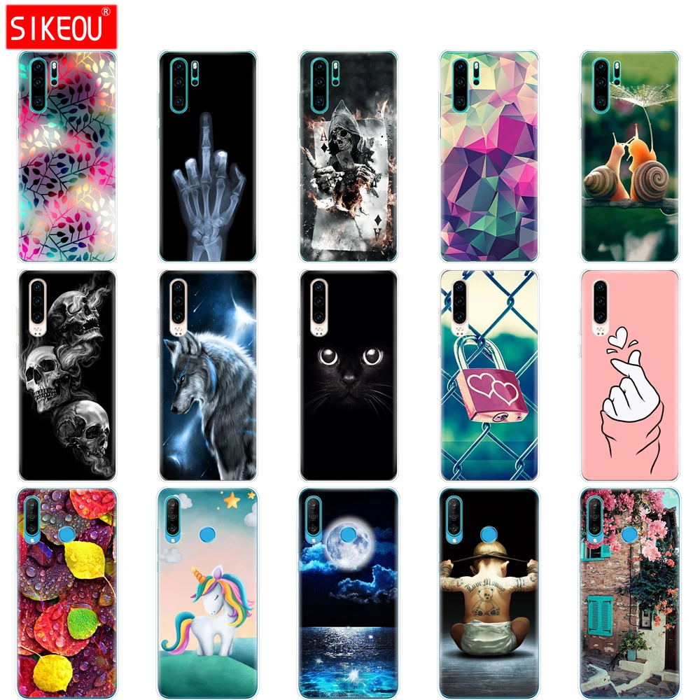 Чехол для huawei P30 Pro Чехол huawei P30Pro силиконовый чехол ТПУ задняя крышка для телефона на huawei P30 Pro VOG-L29 ELE-L29 P 30 Lite чехол