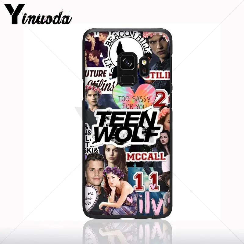 Yinuoda ТВ серии прочный Чехол Teen Wolf черный ТПУ мягкий чехол для телефона samsung Galaxy s9 s8