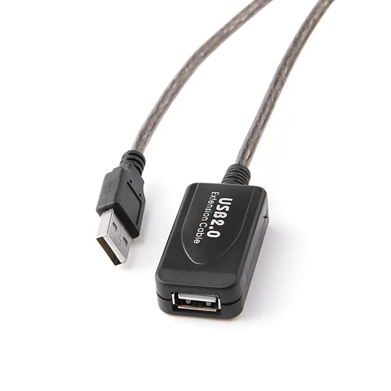 

10M USB2.0 Signal Amplification Extension Line USB Active Repeater Male to Female Extension Cable Adapter Cord USB Cable C26