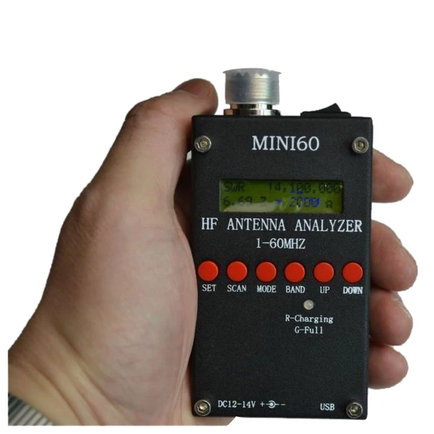 SCLS Mini60 sark100 ВЧ АНТ КСВ антенны Анализатор метр для любительского радио Hobbists