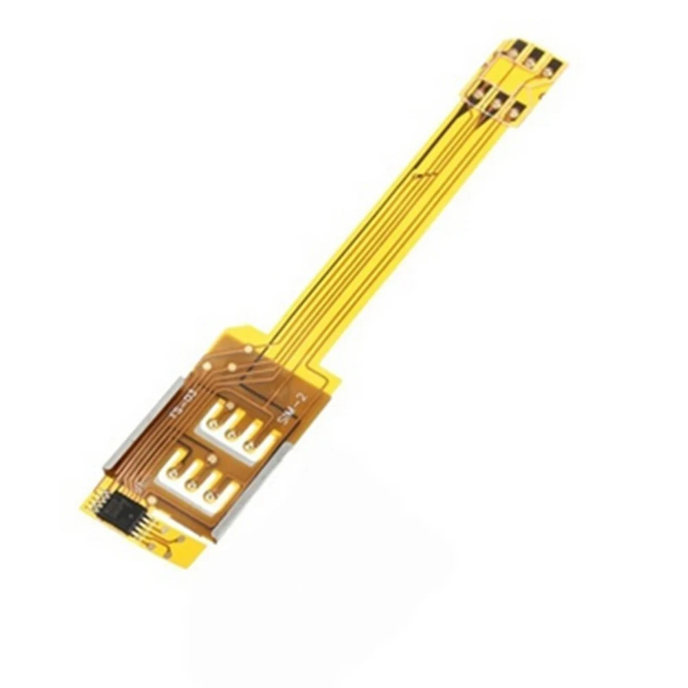 Портативный двойной 2 sim карты адаптер R SIM Nano Sim Адаптер для 5S|Адаптеры карт| |