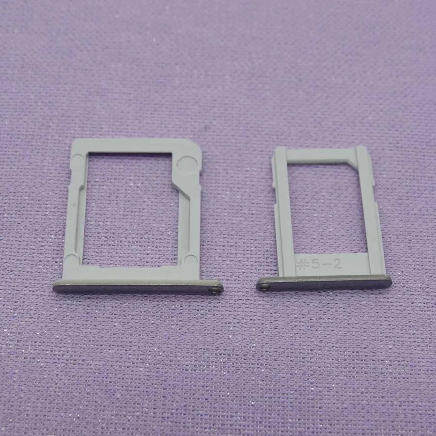1set=2pcs SIM Card Tray Holder + Micro SD Slot Adapters For Samsung Galaxy E5 E500 E7 E700 Repair Parts Silver Color | Мобильные