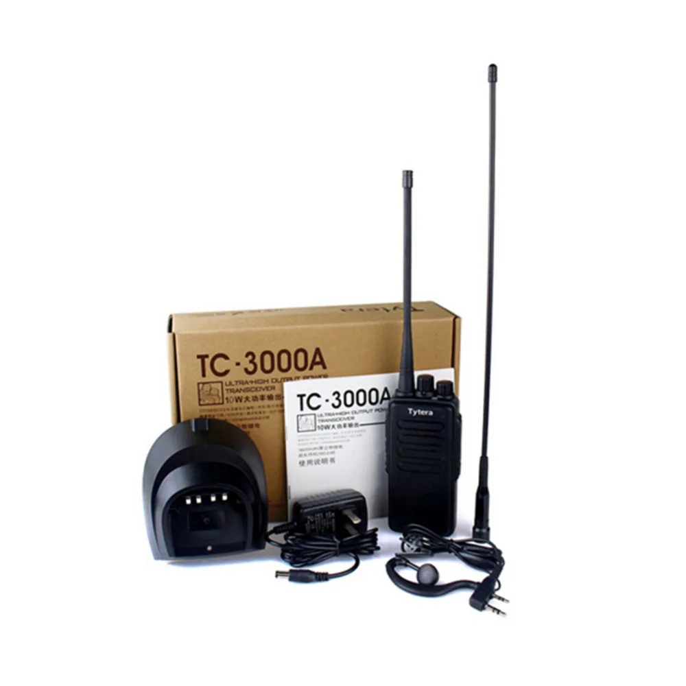 TYT walkie talkie TC 3000A 10W высокомощный Портативный радиоприемник бесплатная доставка|radio