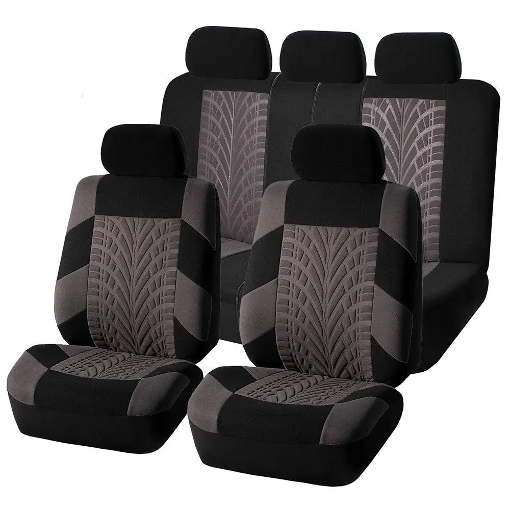 GLCC полиэстер вышивка чехлы для сидений автомобиля набор Универсальный подходит
