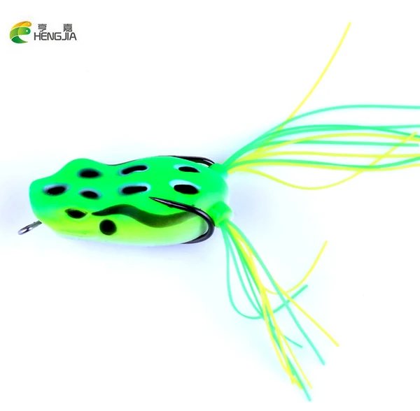 HENGJIA 5 шт Popper Frog 12 г см приманки лягушки мягкие для Snakehead бас лягушка рыбалки