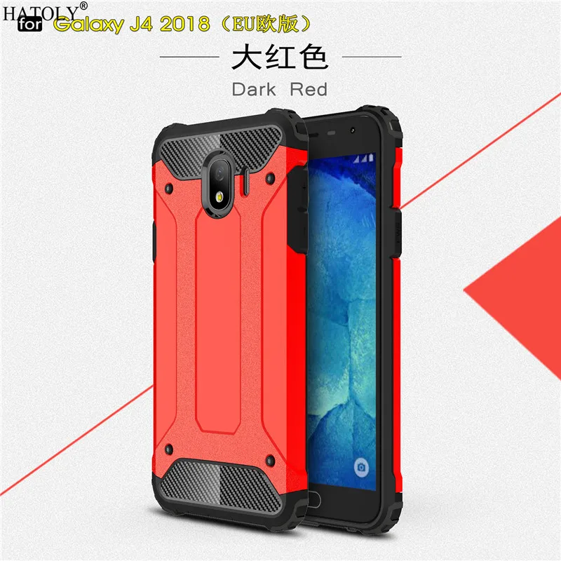 Чехол для Samsung Galaxy J4 противоударный прочный защитный чехол силиконовый бампер