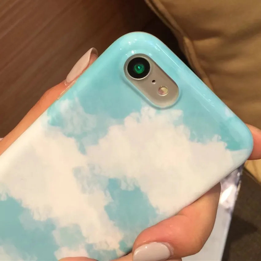 Lpwzhmg силиконовые Чехол для iPhone 7 Plus IMD Роскошный телефон чехол 6 6S 6plus