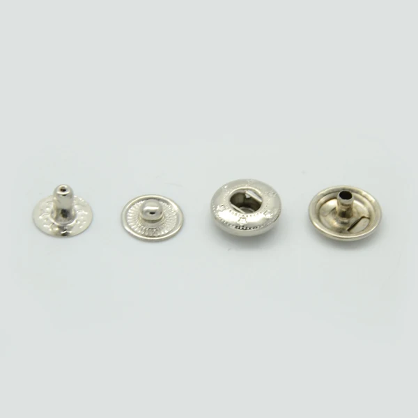 1000 sets silver 12.5mm snap button Snap Fastener