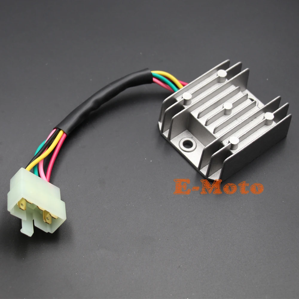 5 Провода регулятор напряжения Выпрямитель для GY6 Мопед Скутер ATV квадроцикл Байк китайский E-Moto