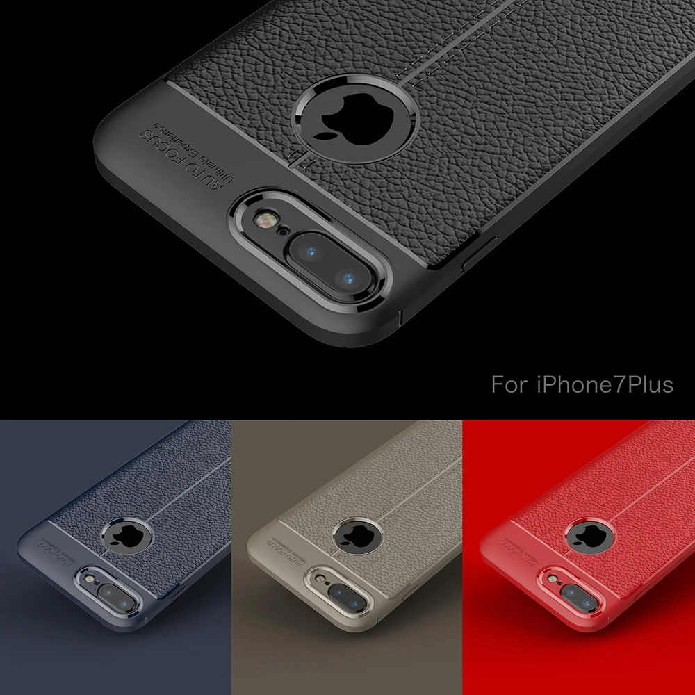 sFor IPhone 8 Plus Lenuo Silicone Soft Cover for Apple 7 Fashion Dermatoglyph TPU Anti-knock Cell Phone Shell |