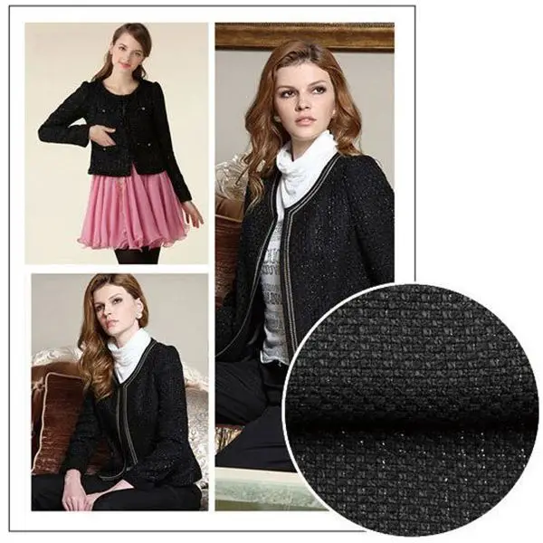 Лидер продаж модная твидовая ткань с окрашенной пряжкой дешевая в стиле пэчворк