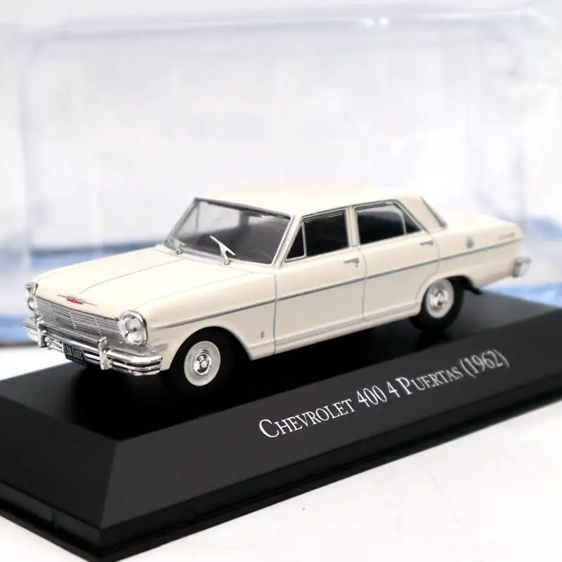 IXO Altaya 1:43 Chevrolet 400 4 Puertas 1962 белые литые модели ограниченная серия коллекционные
