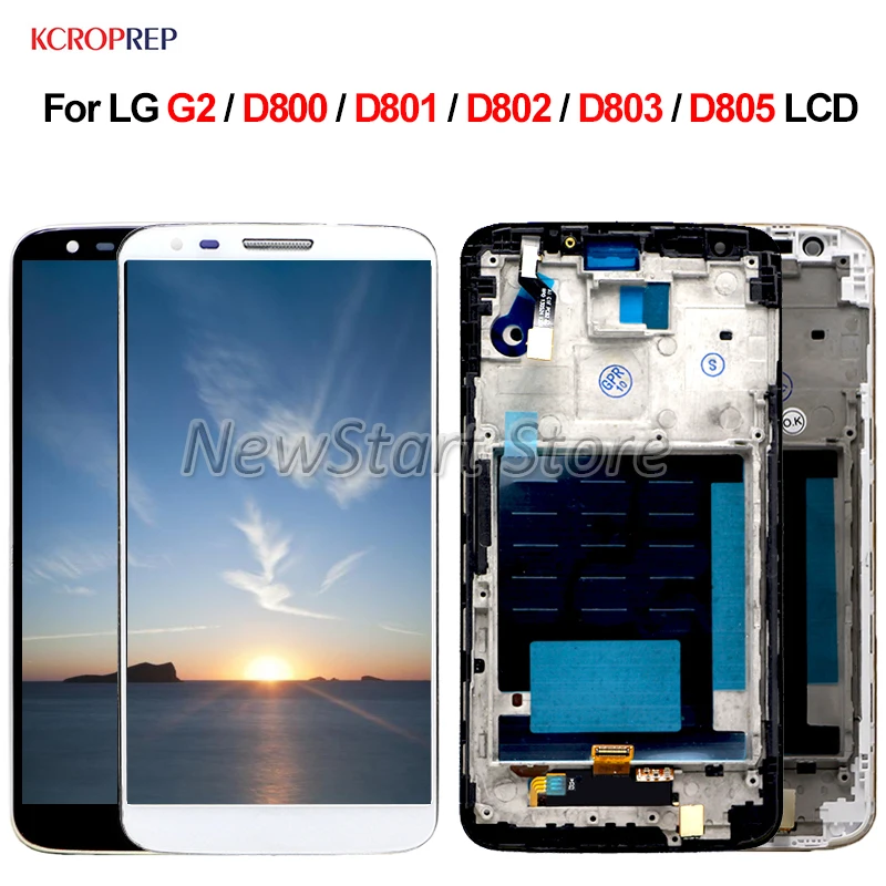 Для LG G2 D800 D801 D802 D803 D805 LCD дисплей кодирующий преобразователь сенсорного экрана в
