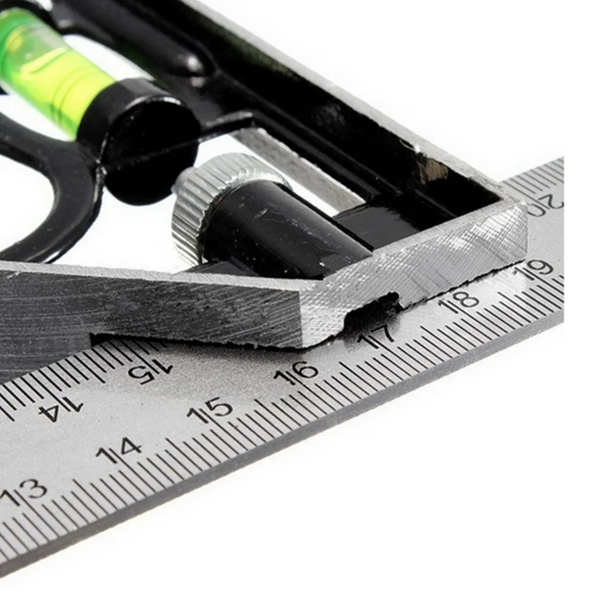 JIGUOOR точные измерительные инструменты алюминиевые комбинации квадратный DIY мастерская аппаратные средства угол спиртовой уровень 1"(300 мм