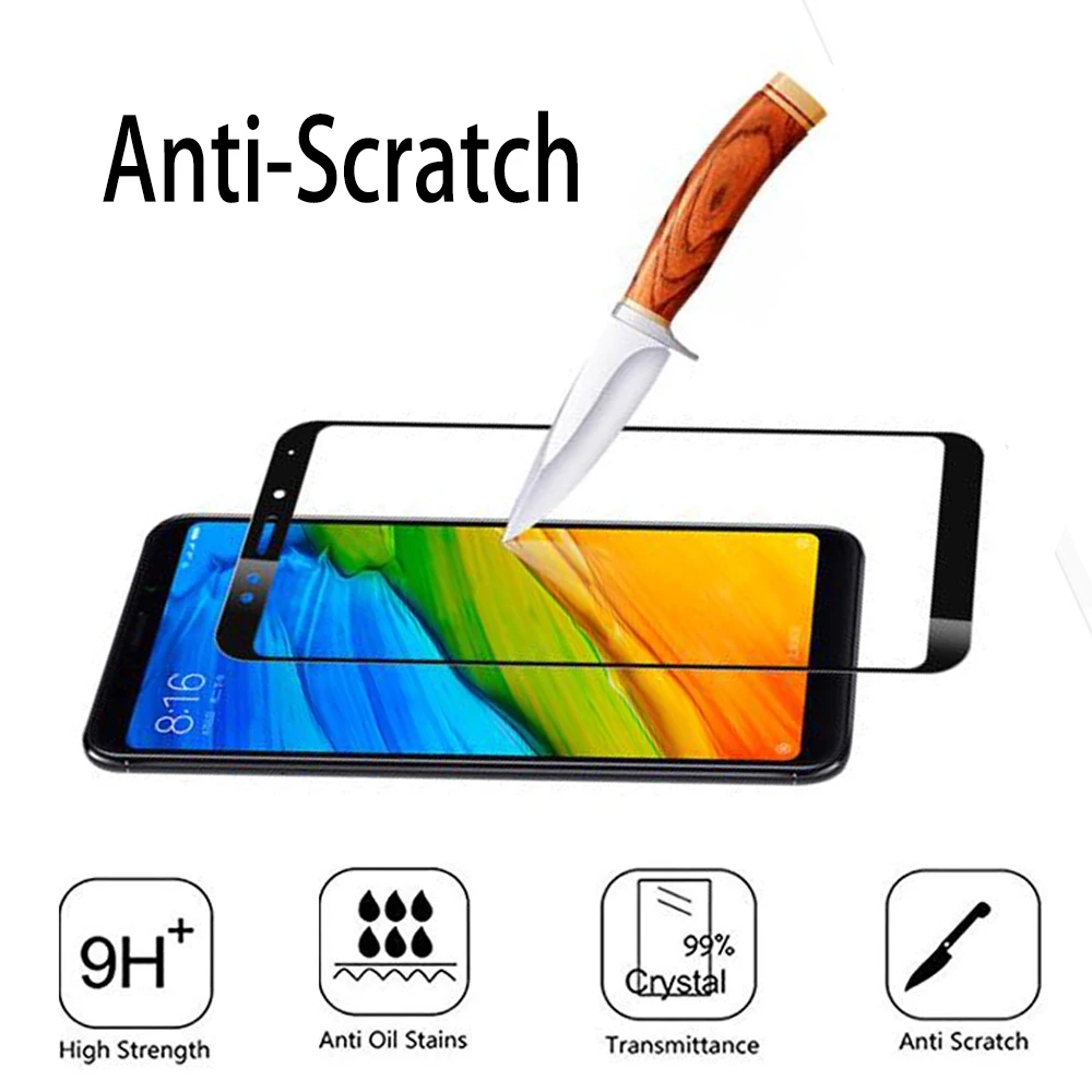 9D закаленное стекло для Xiaomi Redmi note 5 5a pro plus защита экрана ksiomi xiomi Note 4 4a 4x tremp glas xiaomei a5