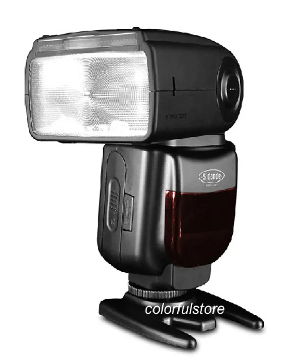 DF-600 GN58 Wireless Flash Light Speedlight Flashgun Gun for Canon Nikon Pentax Fuji film Samsung Olympus Panasonic SLR+Diffuser |